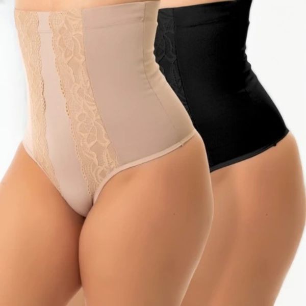 Kit 2 Cinta Modeladora Fio Dental Renda