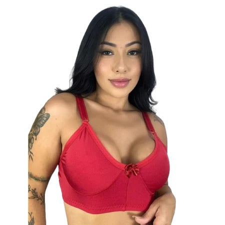 Sutiã Reforçado de Sustentação Básico Com Alça Larga