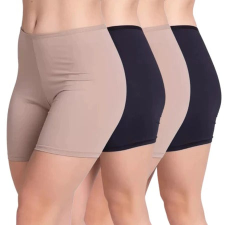 Kit C/ 4 Short Anagua Feminino Segunda Pele Segura Barriga Não Marca