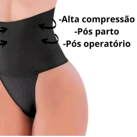 Cinta Modeladora Zero Barriga Alta Compressão