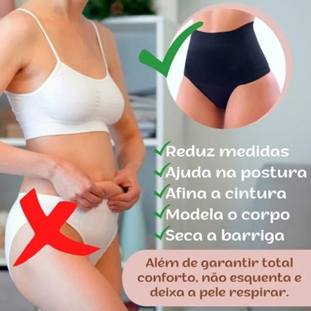Cinta Modeladora Zero Barriga Alta Compressão