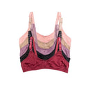 Kit 5 Sutiã Sem Bojo Reforçado Microfibra