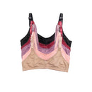 Kit 5 Sutiã Sem Bojo Reforçado Microfibra