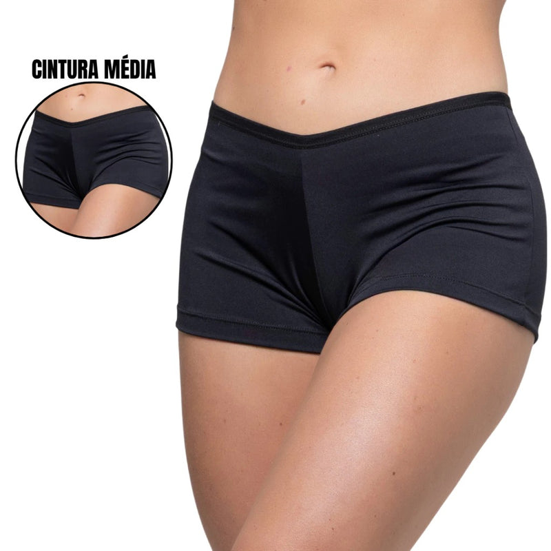 Kit 2 Short Feminino Anágua Segunda Pele