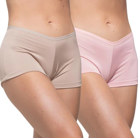 Kit 2 Short Feminino Anágua Segunda Pele