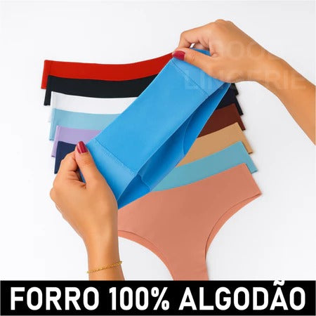 Compre 3 leve 6 Calcinhas laser sem costura Levíssima