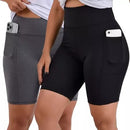 Kit 2 Bermuda Ciclista Feminina Academia Com Bolso Lateral