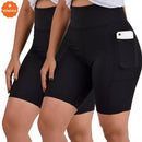 Kit 2 Bermuda Ciclista Feminina Academia Com Bolso Lateral