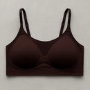 Kit Sutiã Poliamida Sem Costura Corte a Laser Com Bojo Removível e Alça Regulável - 3 Unidades