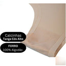 Kit 12 Calcinhas Tanga Cós Alto Sem Costura