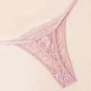 Kit C/5 Unidades de Calcinha Fio Dental Regulagem Lingerie Sexy