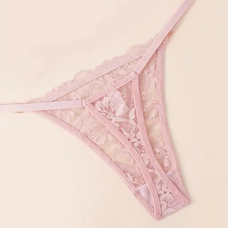 Kit C/5 Unidades de Calcinha Fio Dental Regulagem Lingerie Sexy