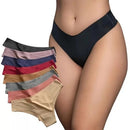 KIT 5 Calcinhas Sem Costura Corte a Laser Forro De Algodão